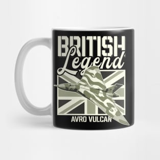 Avro Vulcan Bomber Jet Aircraft RAF Airplane British Legend Mug